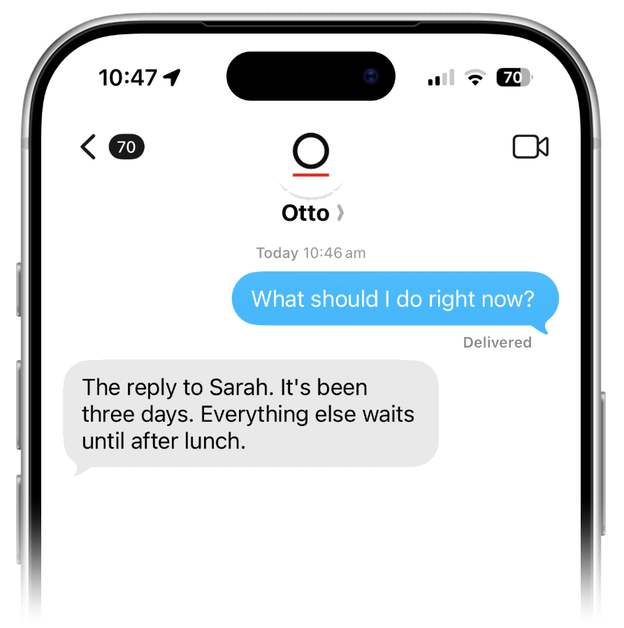 Otto — ask what's next